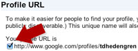 Aktivera Google-profil-länk