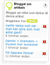 Twingly-rutan på DN.se